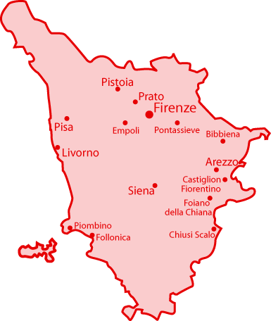 Mappa della Rete vendita e Assistenza